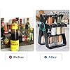 18-Piece Ferris Wheel Rotating Spice Rack β Premium Glass Spice Jar Organizer for Modern Kitchen