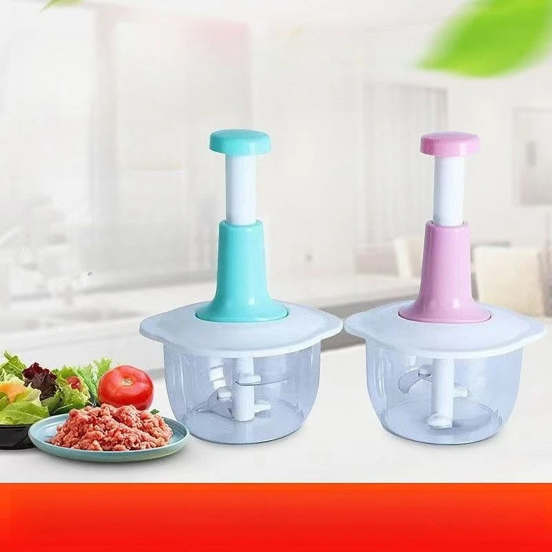 Manual Meat Grinder Press Type Multifunction Vegetable Chopper Kitchen Home Food Cutter Garlic Pepper Grinding