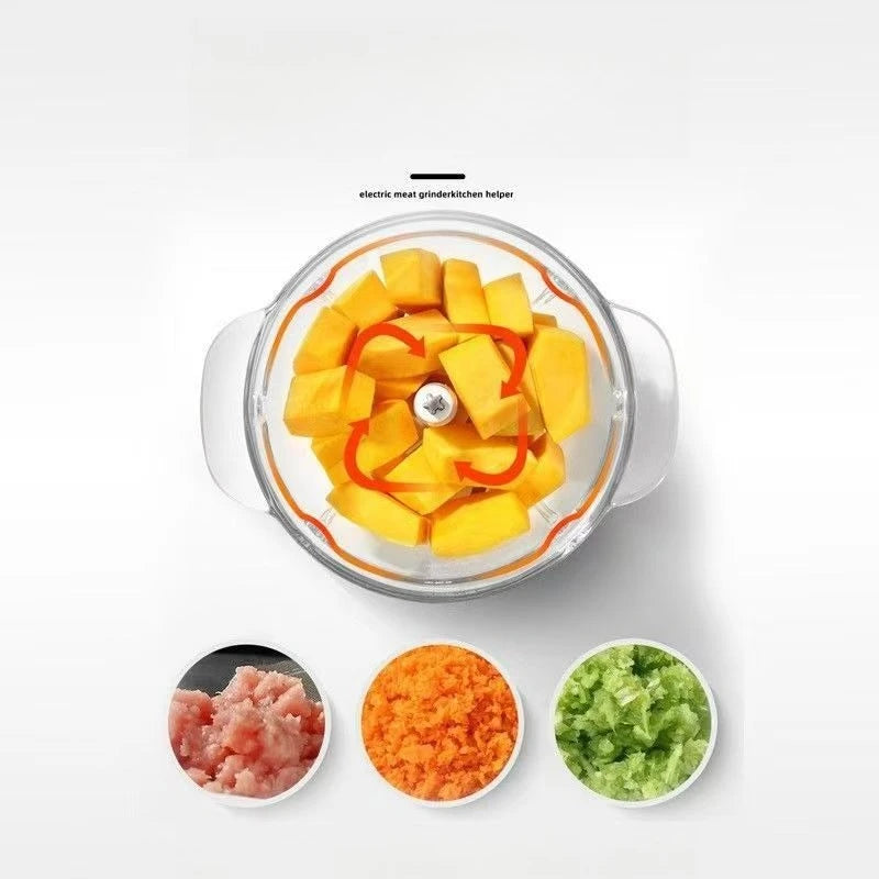 Manual Meat Grinder Press Type Multifunction Vegetable Chopper Kitchen Home Food Cutter Garlic Pepper Grinding