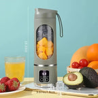 Mini Portable Electric Juicer Blender – USB Rechargeable, 380ML