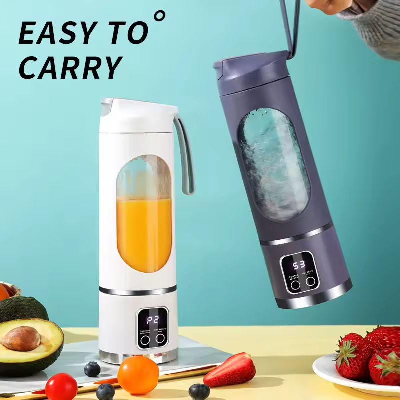 Mini Portable Electric Juicer Blender – USB Rechargeable, 380ML