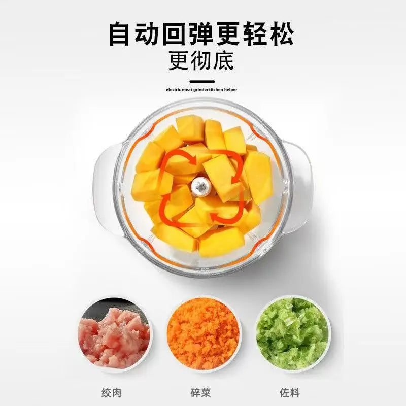 Manual Meat Grinder Press Type Multifunction Vegetable Chopper Kitchen Home Food Cutter Garlic Pepper Grinding