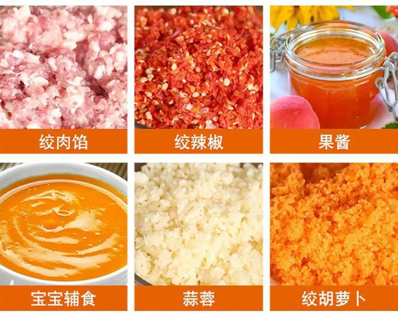 Manual Meat Grinder Press Type Multifunction Vegetable Chopper Kitchen Home Food Cutter Garlic Pepper Grinding